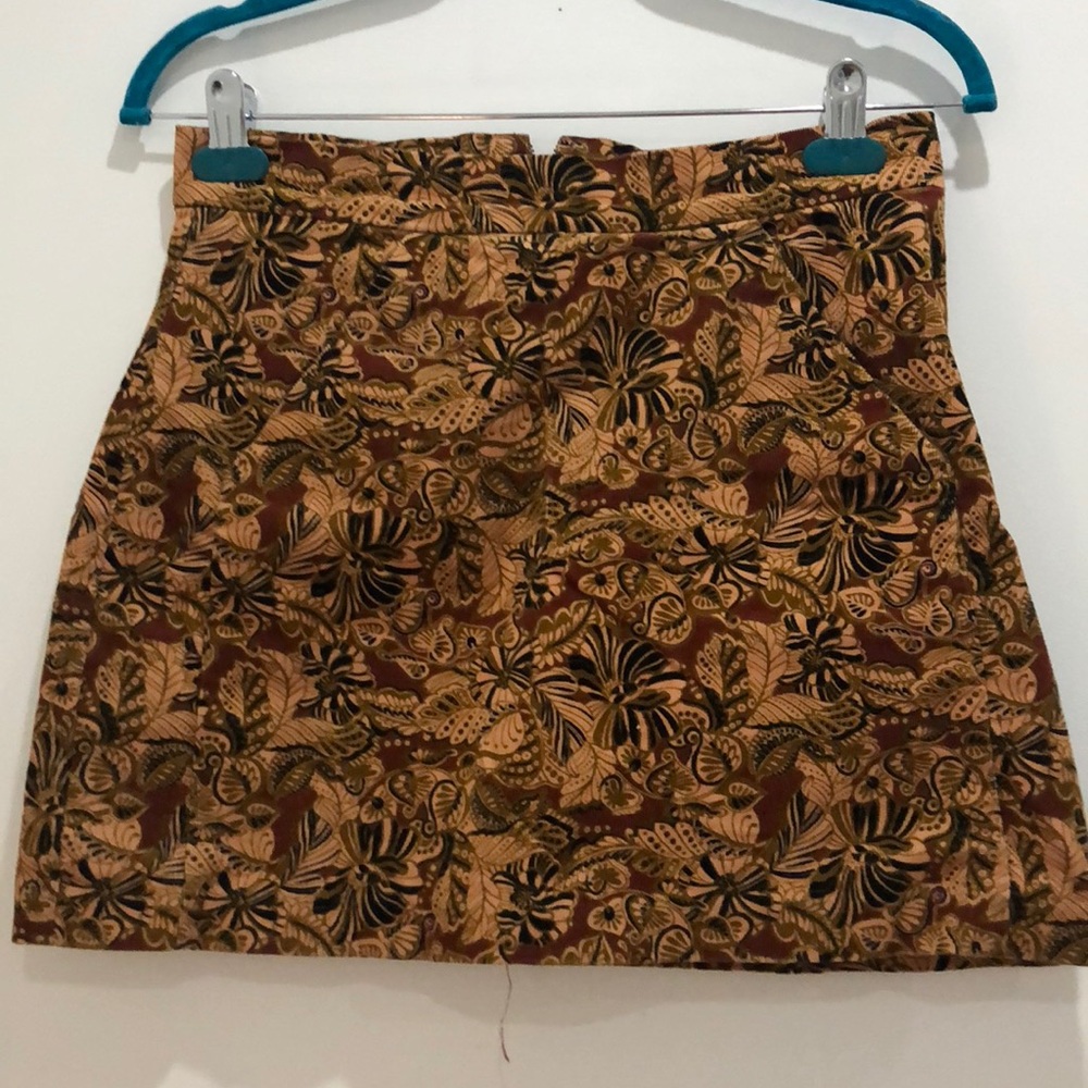 Zara corduroy skirt